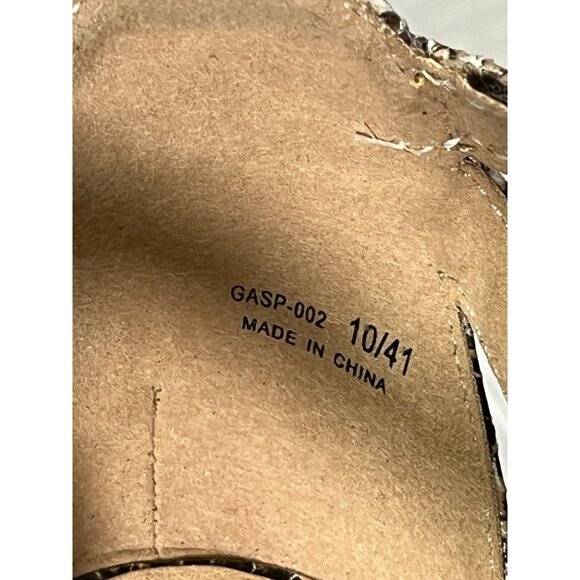 Chinese Laundry Womens Size 10 Snakeskin Print High Heel Sandals - Picture 8 of 14